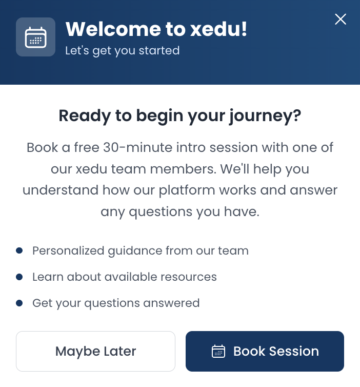 Welcome to xedu - Ready to begin your journey